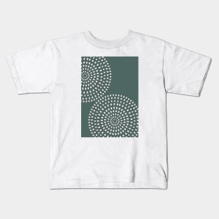 Boho Mid Century Dots 6 Kids T-Shirt